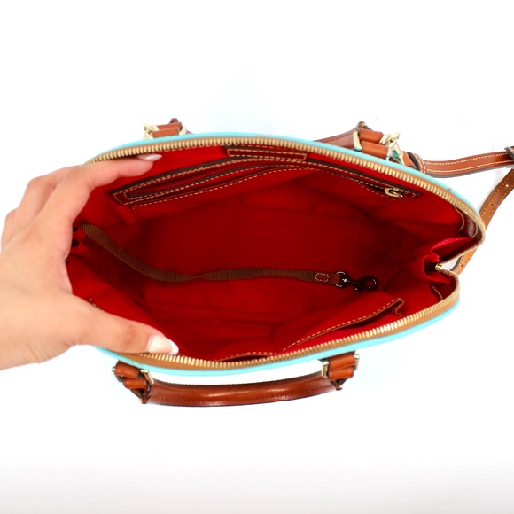 Dooney & Bourke Pebble Leather Zip Zip Satchel - Picture 5 of 5